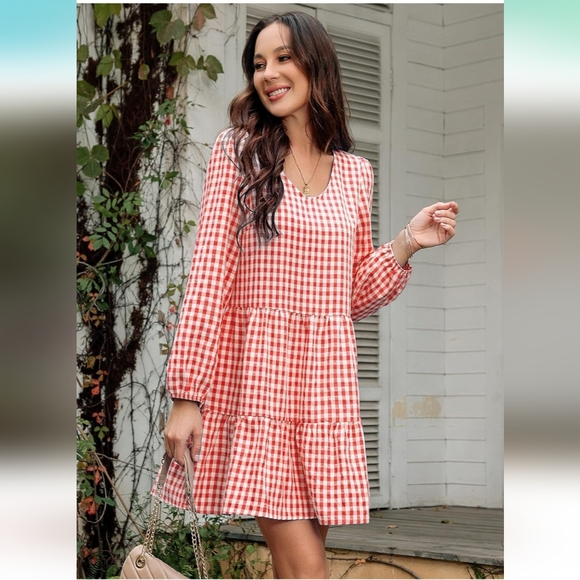 Gingham Mini Dress - Picture 9 of 17